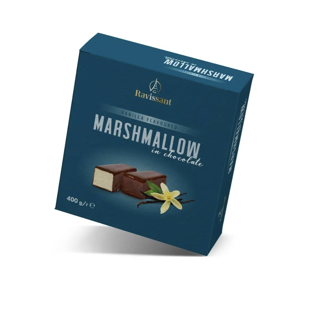 Цукерки Пташине молоко зі смаком ванілі 400г ТМ Ravissant